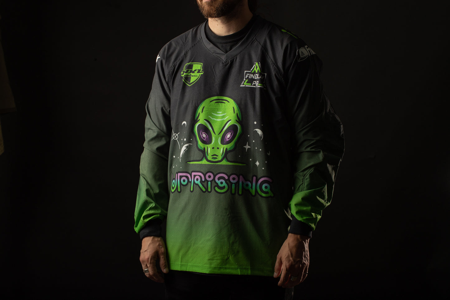 Specialty Cincinnati Alien Jersey | Limited Edition Kinetic Uprising Jersey - Green & Black