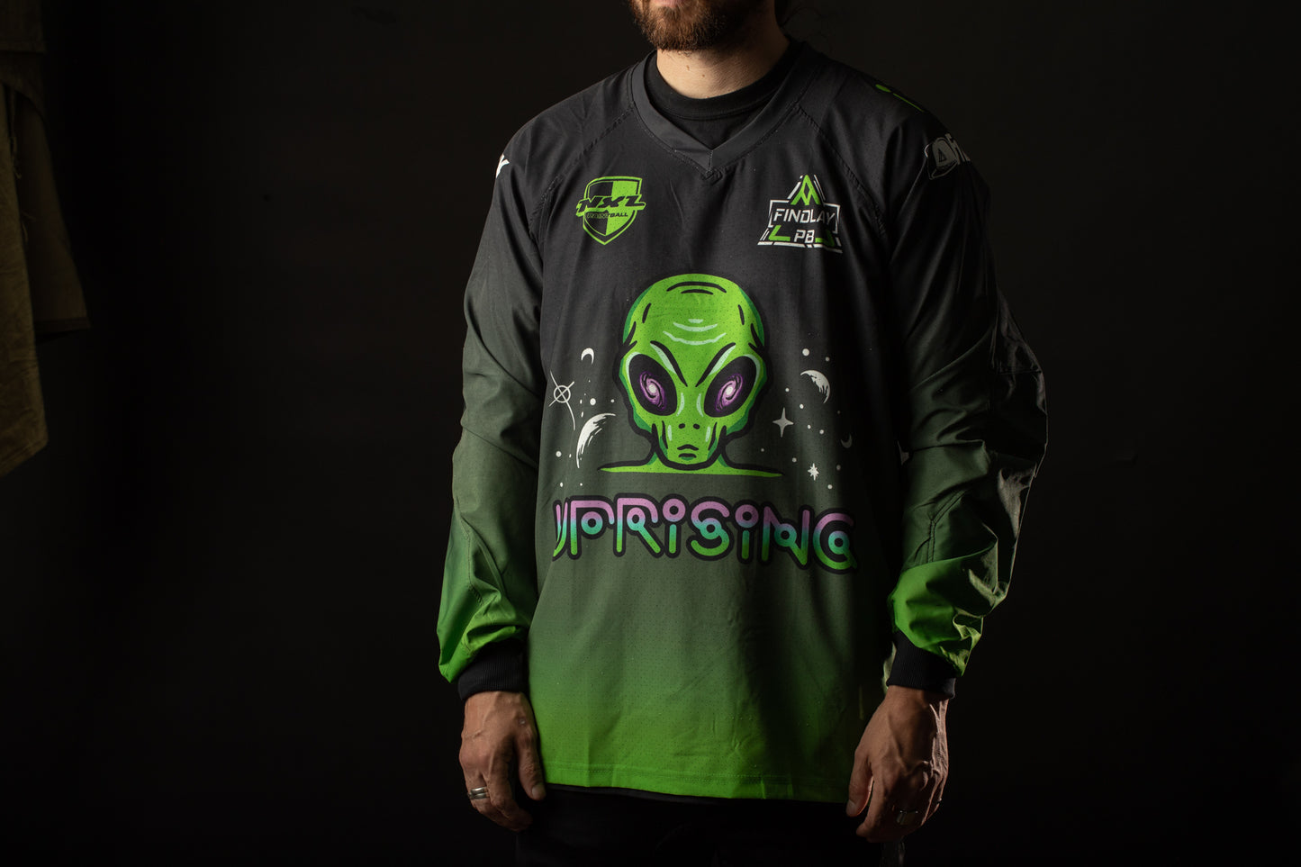 Specialty Cincinnati Alien Jersey | Limited Edition Kinetic Uprising Jersey - Green & Black