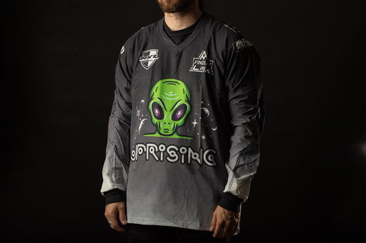 Home Cincinnati Alien Jersey | Limited Edition Kinetic Uprising Jersey - Black & Grey